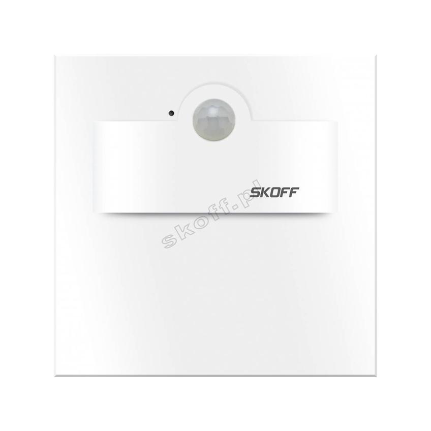 Oprawa schodowa LED Tango Short LED PIR 120 Motion Sensor Light 2,4W 230V AC 4000K barwa neutralna IP20 biały mat MN-TAN-C-N-1-ML-ML-01 SKOFF