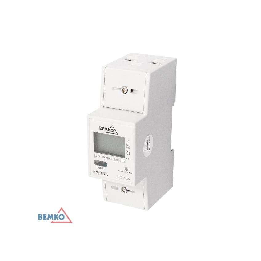 WSKAŻNIK ENERGII 1 FAZOWY 5 (80)A A30-BM01B-L BEMKO