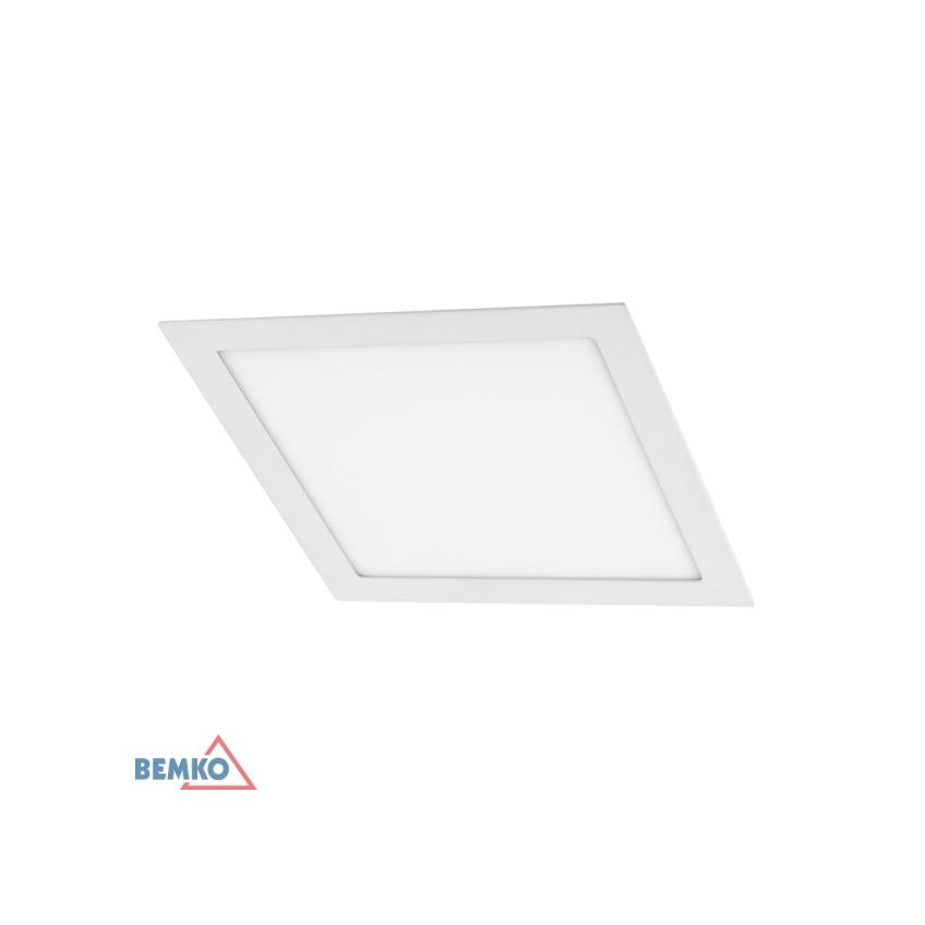 OPRAWA DOWNLIGHT LED BOLED 12W 3000K 690LM IP20 KWADRAT BIAŁY S-C70-DLB-S-120-3K BEMKO