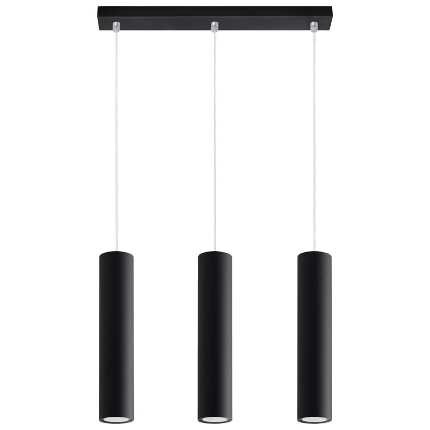 Sollux Lampa wisząca LAGOS 3L czarny SL.0329