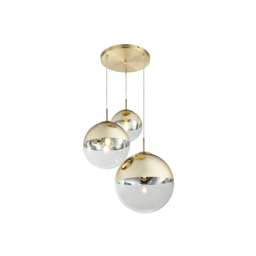 Lampa wisząca kule żyrandol Varus 3xE27 15855-3 GLOBO