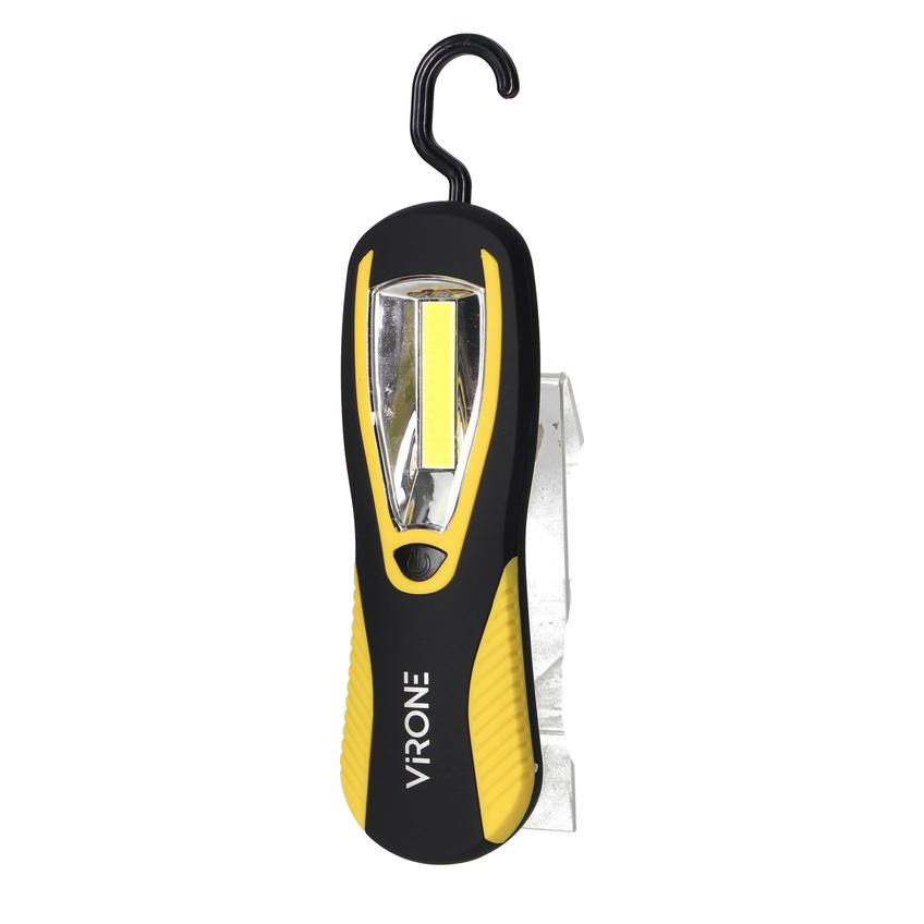 Latarka warsztatowa LED COB 3W, 200lm, 3 x AA magnes, haczyk WL-7 ORNO