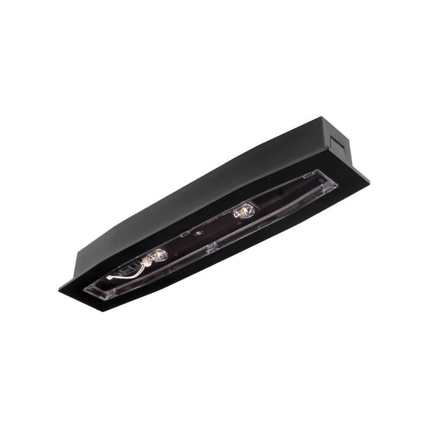 Oprawa sieciowo-awaryjna podtynkowa SUPREMA LED SC 150 SA 3H CT IP54 PT [BLK] / soczewka korytarzowa 94731 INTELIGHT